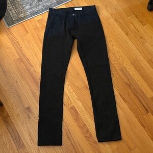 Gustin Men's Deep Black Jeans